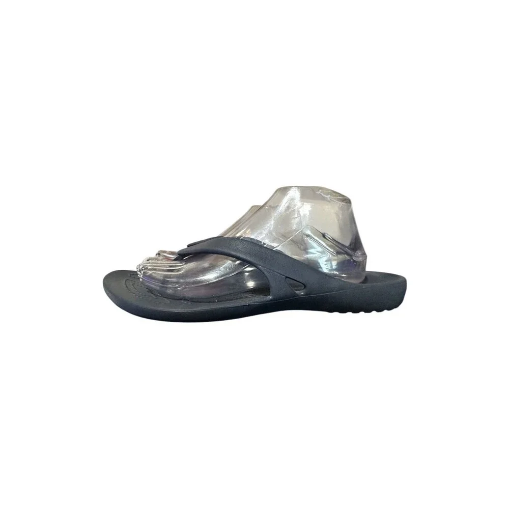 Crocs Sandals Womens 10 Kadee II Flip Flop Thong Navy Toe Post Casual 202492
